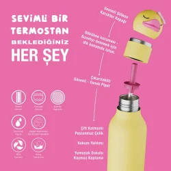 Asobu Bestie Bottle - Ducky 460 ml. - 7