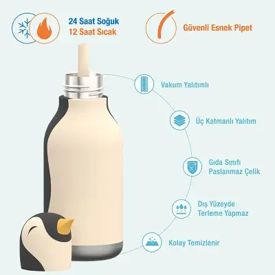 Asobu Bestie Bottle - Penguin 460 ml. - 6