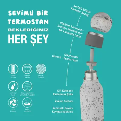 Asobu Bestie Bottle - Seal 460 ml. - 8