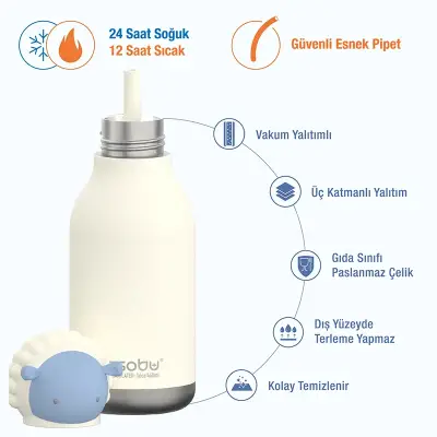 Asobu Bestie Bottle - Sheep 460 ml. - 6