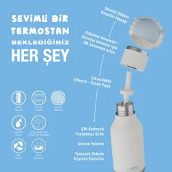 Asobu Bestie Bottle - Sheep 460 ml. - 7