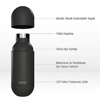 Asobu Orb Bottle - Pastel Blue 420 Ml. - 9