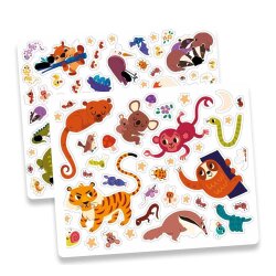 Auzo Toys 200 Glow-In-The-Dark Sticker Set – Poster + 10 Stars - 3