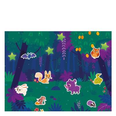 Auzo Toys 200 Glow-In-The-Dark Sticker Set – Poster + 10 Stars - 2