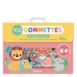 Auzo Toys Baby Animals Sticker Set - 100 Pieces - Auzo Toys