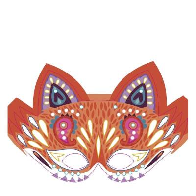 Auzo Toys Little Artist Activity Set - Glitter Masks - 3