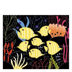 Auzo Toys Little Artist's Activity Set - Ocean Scratch Cards - 3