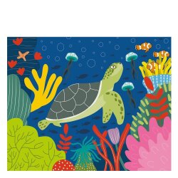 Auzo Toys Little Artist's Activity Set - Ocean Scratch Cards - 2