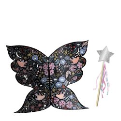 Auzo Toys Little Artist's Activity Set - Scratch-Off Fairy Wings - 2