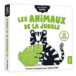 Auzo Toys Mes Premiers Flaps - Les Animaux De La Jungle - Auzo Toys