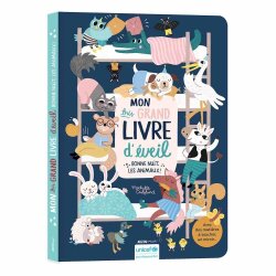 Auzou First Learning Book - Goodnight Animals (French) - Auzou