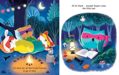 Auzou Sweet Dreams With Super Julie - Fingerpuppet Book - 1