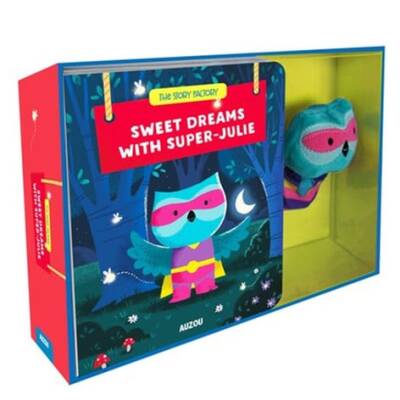 Auzou Sweet Dreams With Super Julie - Fingerpuppet Book - 3