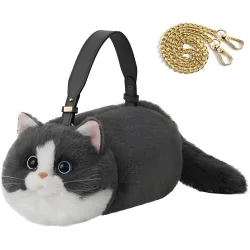 B&D Cat Handbag Grey Bd-Cat005 - 1