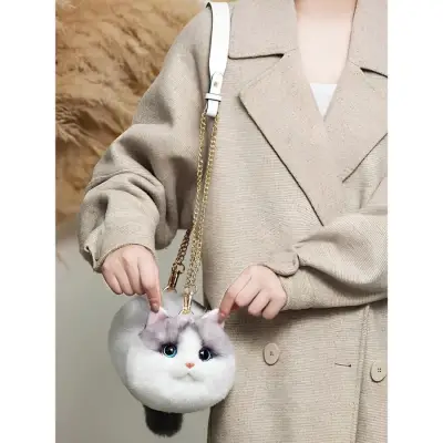 B&D Cat Handbag Off-White Bd-Cat003 - 2