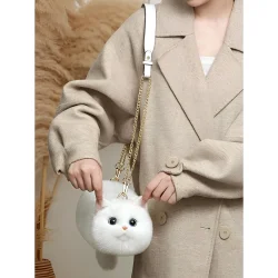 B&D Cat Handbag White Bd-Cat006 - 2