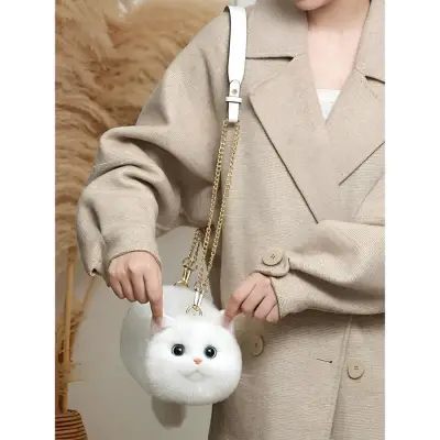 B&D Cat Handbag White Bd-Cat006 - 2