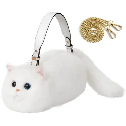 B&D Cat Handbag White Bd-Cat006 - 1