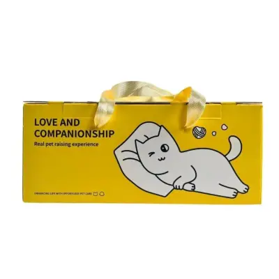 B&D Cat Handbag Yellow Bd-Cat004 - 3