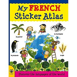 B Small Publıshıng My French Sticker Atlas - B Small Publıshıng French