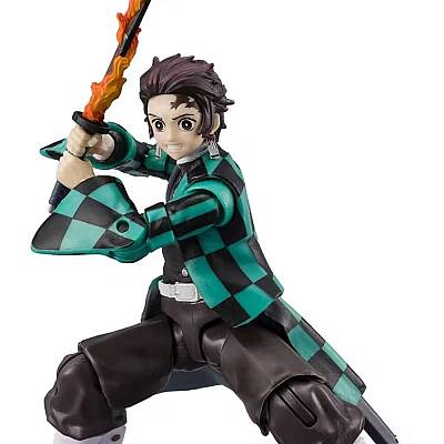 Bandai 13 cm Demon Slayer Tanjiro Hinokami Kagura Figür - Ultimate Legends HD Serisi 88969 - 5