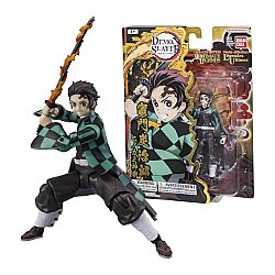 Bandai 13 cm Demon Slayer Tanjiro Hinokami Kagura Figür - Ultimate Legends HD Serisi 88969 - Bandai