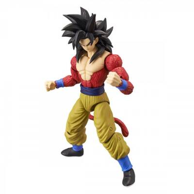 Bandai 16 Cm Dragon Ball Super Saiyan 4 Goku Posable Figure - Dragon Stars Series 36180 - 2