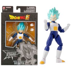 Bandai 16 Cm Dragon Ball Super Saiyan Blue Vegeta Posable Figure - Dragon Stars Series 36773 - 1