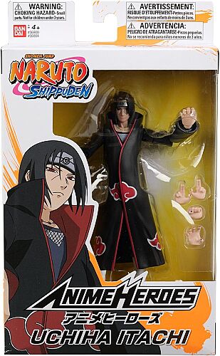 Bandai 16 Cm Itachi Posable Figure - Anime Heroes Naruto Series 36904 - 5