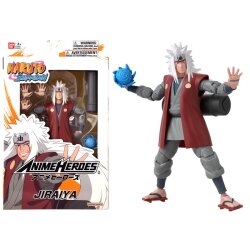 Bandai 16 Cm Jiraiya Posable Figure - Anime Heroes Naruto Series 36965 - 1