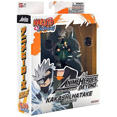 Bandai 16 cm Kakashi Poz Verilebilir Figür ve Aksesuarları - Anime Heroes Beyond Serisi 37713 - 6
