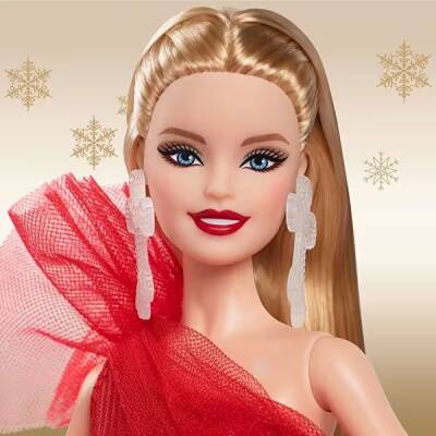 Barbie 2024 Mutlu Yıllar Bebegi Sarışın Mtl-Hrm61 - 4