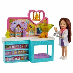 Barbie Chelsea Learns Professions Veterinarian Playset Hgt12 - 3