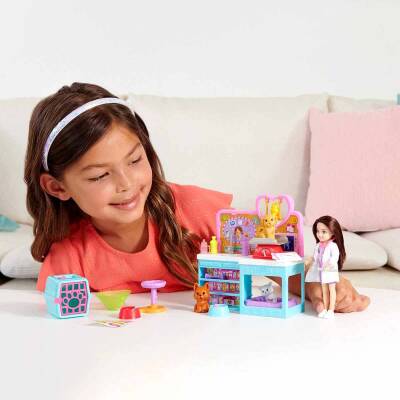 Barbie Chelsea Meslekleri Öğreniyor Veteriner Oyun Seti Hgt12 - 4