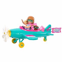 Barbie Chelsea'nin Pervaneli Mini Uçağı Oyun Seti Htk38 - 1