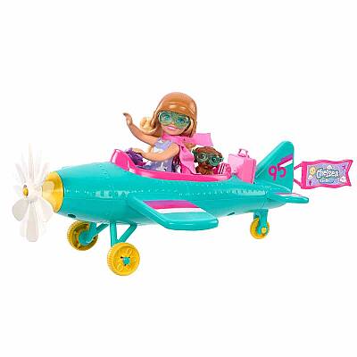 Barbie Chelsea'nin Pervaneli Mini Uçağı Oyun Seti Htk38 - 1