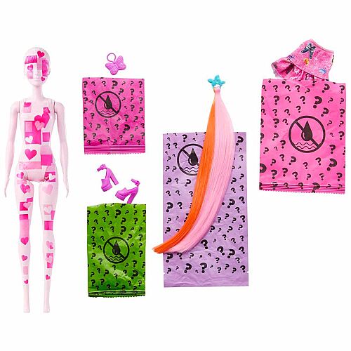 Barbie Color Revea Color Changing Surprise Barbie Denim Series Hjx55 - 5