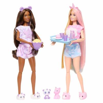 Barbie Cutie Reveal Pijama Partisi İkili Set Mtl-Hry15 - 4