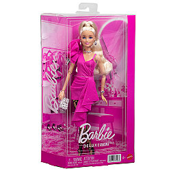 Barbie Deluxe Style Bebekler - Pembe Parlak Elbise Jjn73 - 1