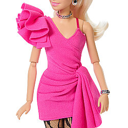 Barbie Deluxe Style Bebekler - Pembe Parlak Elbise Jjn73 - 5