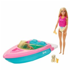 Barbie Doll And Boat Playset Grg30 - 2
