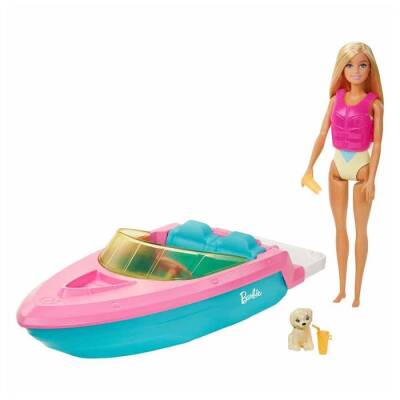 Barbie Doll And Boat Playset Grg30 - 2