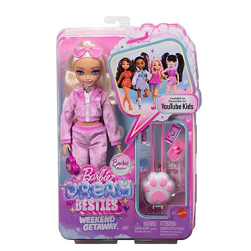 Barbie Dream Besties Hafta Sonu Tatili Bebek ve Aksesuarları Jmv16 - 1