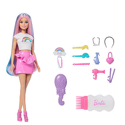 Barbie Gökkuşağı Saçlar Bebeği JJP07 - 2