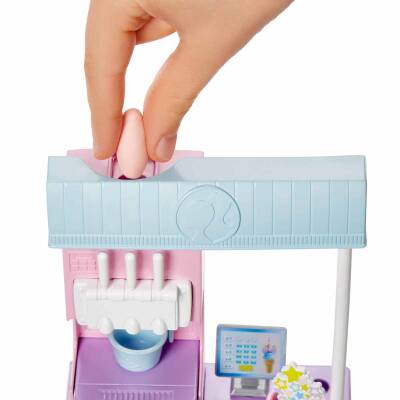 Barbie Ice Cream Shop Playset Hcn46 - 6