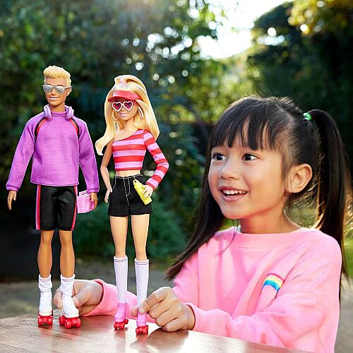Barbie & Ken Fashionistas 65. Yıl 2'li Parti Bebekleri HXK90 - 3