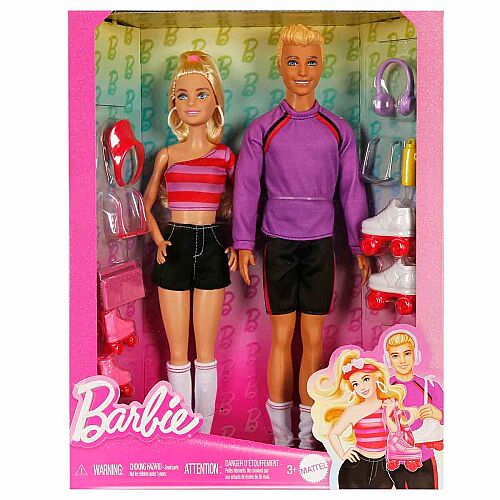 Barbie & Ken Fashionistas 65. Yıl 2'li Parti Bebekleri HXK90 - 1