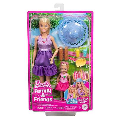 Barbie Malibu ve Chelsea Piknik Oyun Seti JBF43 - 5