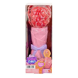 Barbie Petal Pop Barbie Bebek ve Aksesuarları Gül Oyun Seti JMF59 - 6
