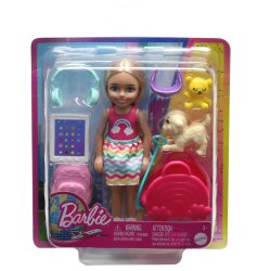 Barbie Seyahatte Chelsea Bebek ve Aksesuarları HJY17 - 3